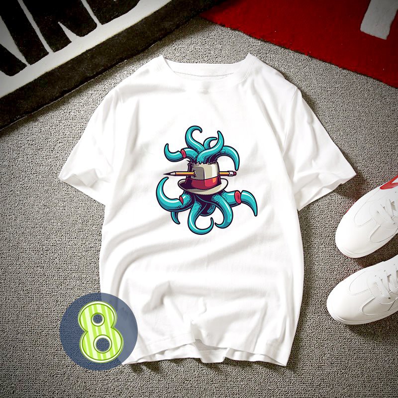 Áo thun unisex phong cách in hình họa tiết hoạt hình thời trang ATN450