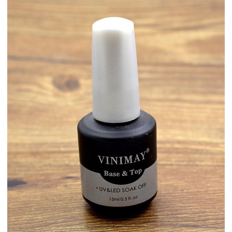 Sơn móng gel Liên kết Base và Top Coat, Top Lì Vinimay siêu bền