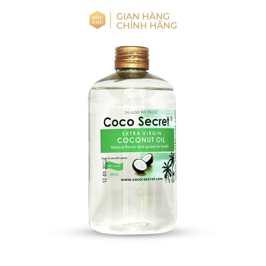 Dầu Dừa Nguyên Chất Coco Secret 500ml