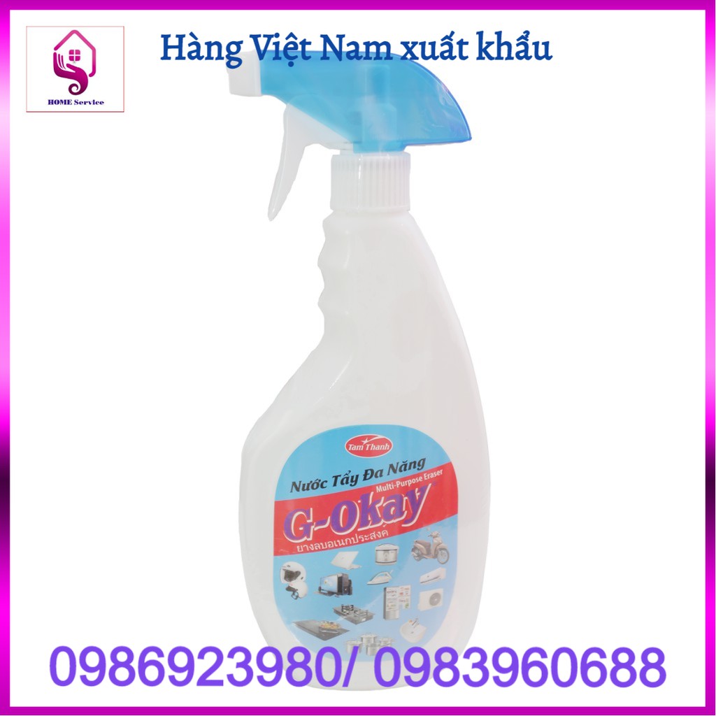 Nước tẩy xoong nồi đa năng G-Okay 680ml , tẩy sạch gỉ sét, tẩy vết dơ, vết cháy nồi, xoong, chảo, inox cực mạnh.