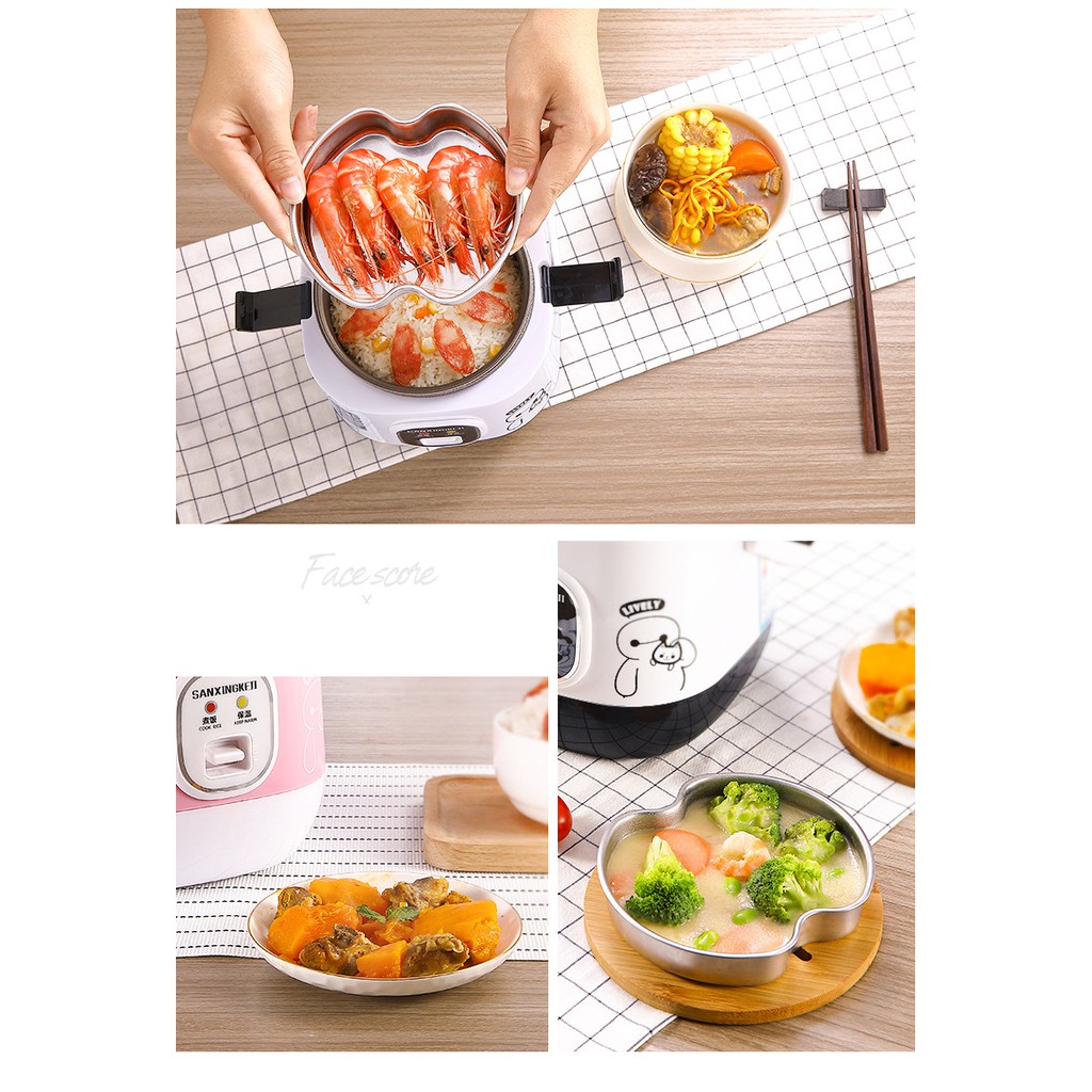 Nồi cơm điện mini - Cặp lồng nấu cơm 1.2L Big Hero đa năng nấu cơm, hâm nóng thức ăn an toàn tiện lợi | BigBuy360 - bigbuy360.vn