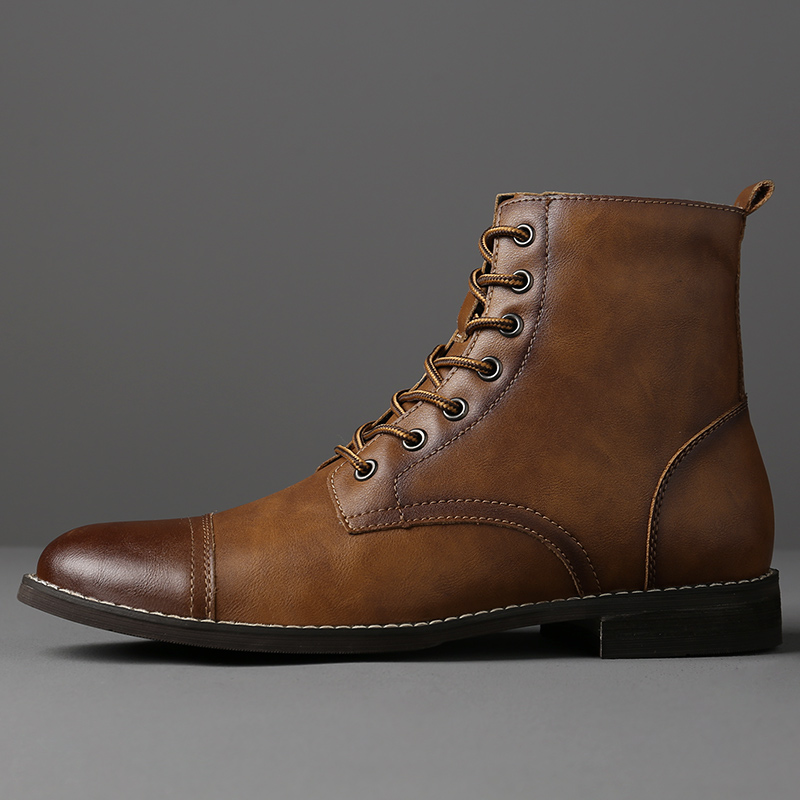 Giày Bốt Da Thời Trang Dành Cho Nam Size 39-48 Size 48 | BigBuy360 - bigbuy360.vn