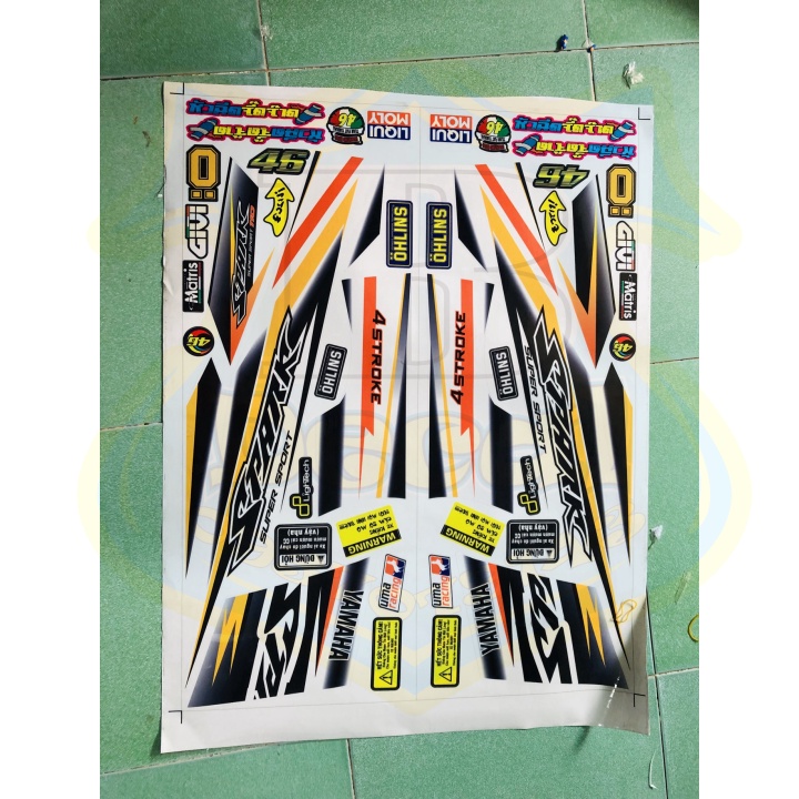 ( Quí khách vui lòng mang ra tiệm cho thợ dán ) Tem SIRIUS IN DECAL TRONG 23213