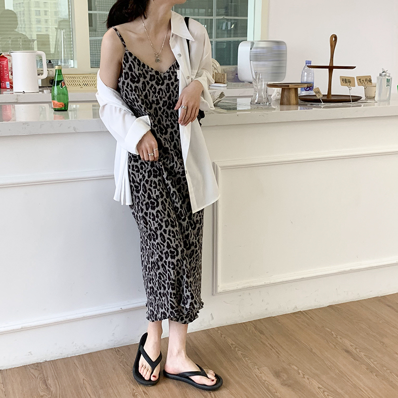 Đầm Hai Dây Họa Tiết Da Báo Gợi Cảm Cho Nữ | BigBuy360 - bigbuy360.vn