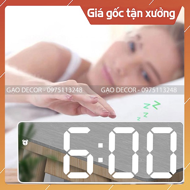 [Gạo Decor] - Đồng Hồ LED để bàn - Đồng hồ LED đa chức năng