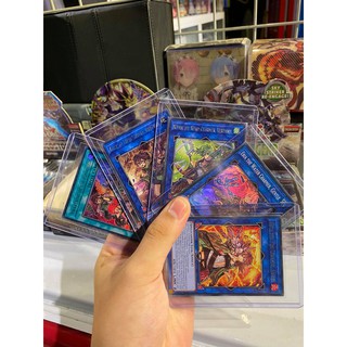 Lá bài thẻ bài Yugioh Combo 4 em gái Charmer cute Hiita Eria Aussa Wynn - Rare - Tặng bọc bài nhựa bảo quản