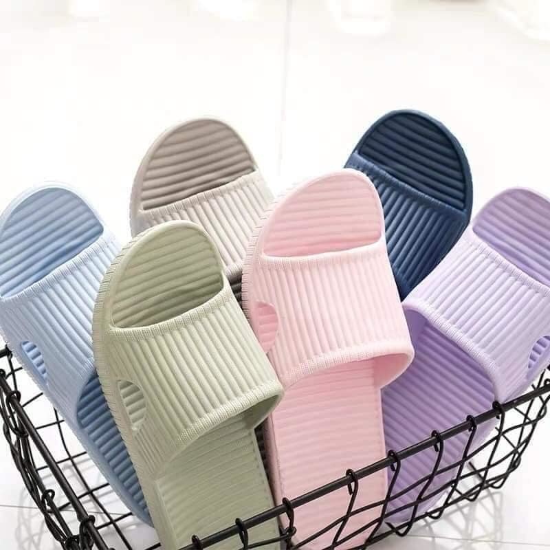 Dép Đi Trong Nhà Siêu Cute, Dép Lê Nam Nữ Chống Trơn Trượt, Siêu Nhẹ, Êm Chân Không Bong Tróc Đi Nhà Tắm Văn Phòng 2067