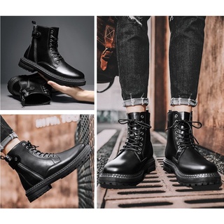 Giày Boot Nam Khóa Kéo COMBAT GN343