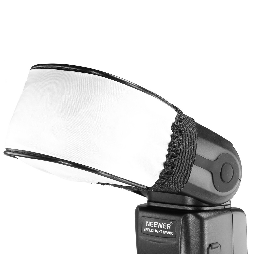 Flash bounce softbox diffuser chụp Speedlight 4 màu _free size