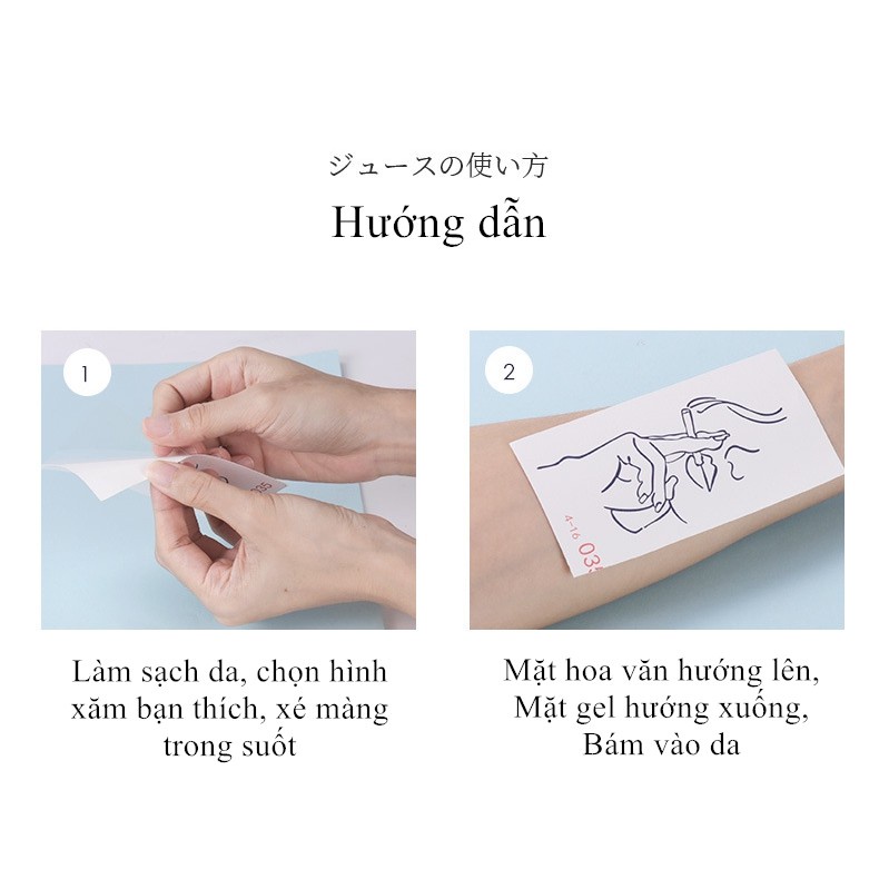 Hình Xăm Dán 15 Ngày Không Phai 11 x 18 cm Mẫu 335