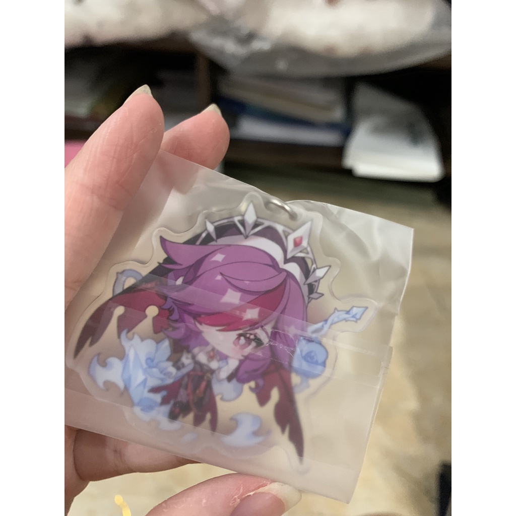 Móc khóa genshin impact cute ayaka yoimiya sayu eula rosaria yanfei kazuha