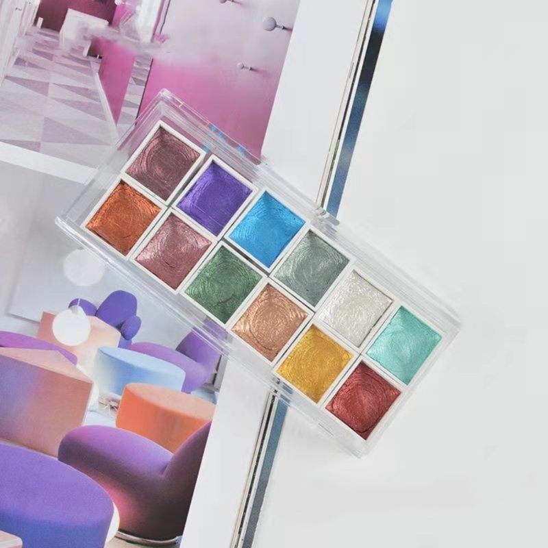 Set 12 màu nước vẽ tranh cho họa sĩ chuyên nghiệp