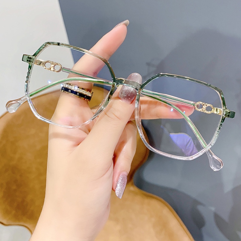 Mắt kính cận TR90 màu gradient trẻ trung hợp thời trang