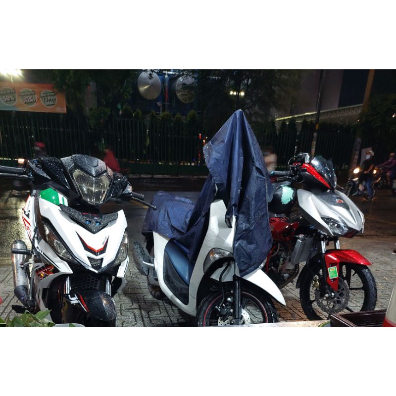Chữ V exciter 2010 ốp carbon fiber vân tổ ông gắn cho winner