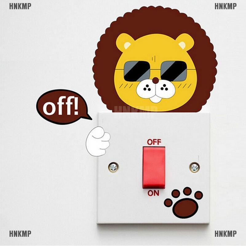 11 Sticker dán ổ cắm tường kiểu dáng hoạt hình dễ thương