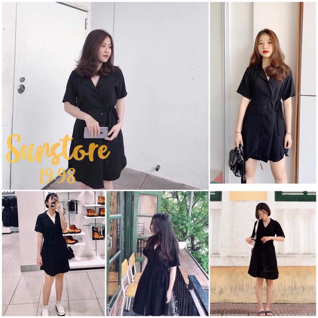 Đầm dáng xòe cổ chữ v xinh thắt nơ một bên eo Pilly dress | BigBuy360 - bigbuy360.vn