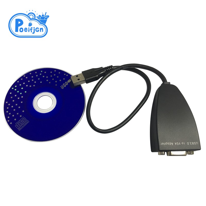 Cáp Chuyển Đổi Usb 3.0 Sang Vga 1080p Phù Hợp Cho Win 7 / 8