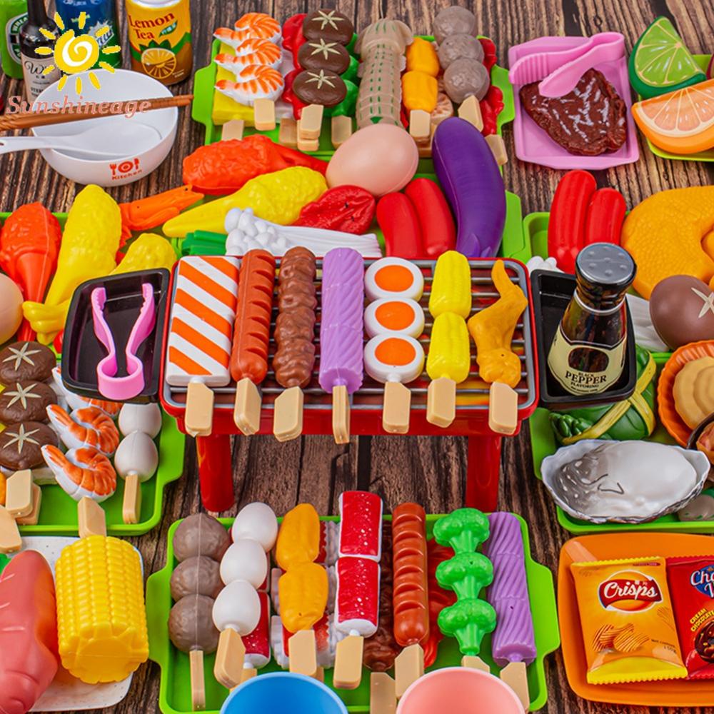 Bộ 110 Món Đồ Chơi Mô Phỏng Thức Ăn BBQ