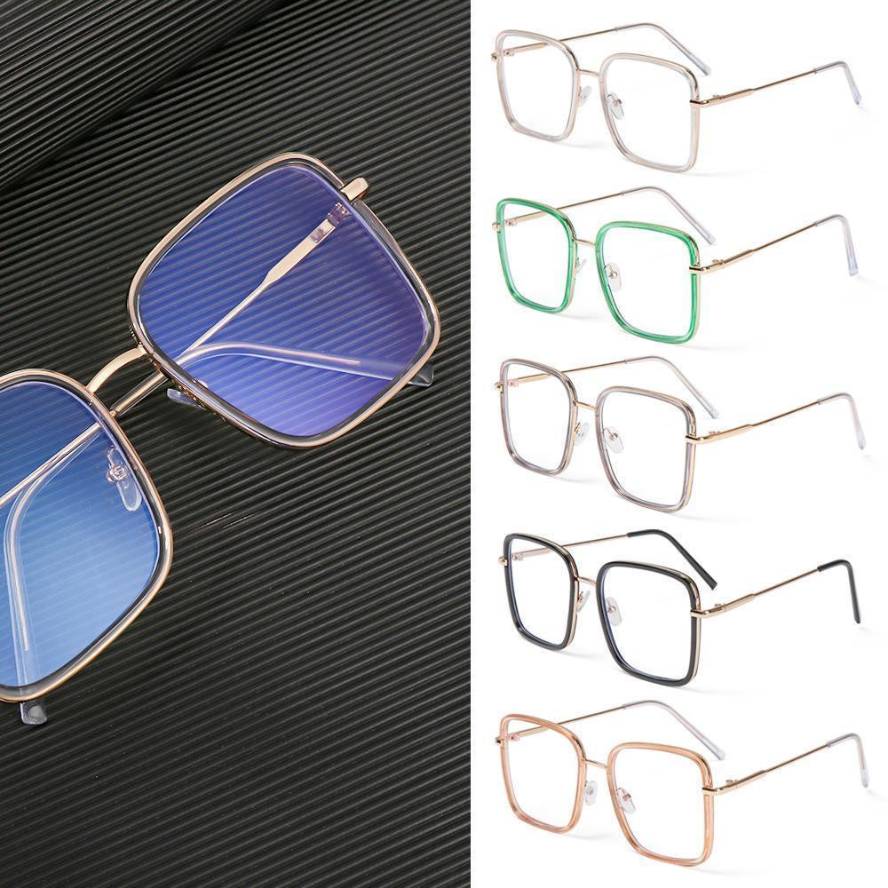 Mắt Kính Gọng Kim Loại Chống Tia UV &amp; Ánh Sáng Xanh
