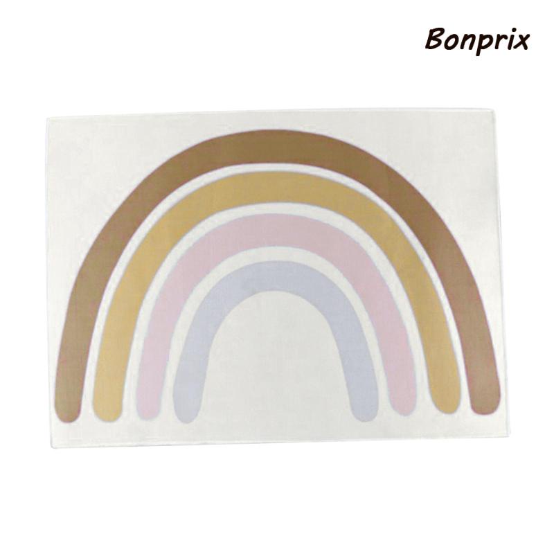 Thảm trải sàn chống trượt thiết kế hình cầu vồng dễ thương an toàn cho bé vui chơi