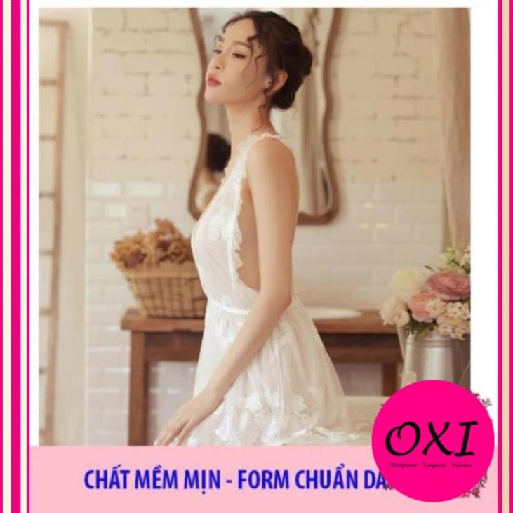 [  Siêu Đẹp- LOẠI I] Váy ngủ sexy ren hoa nữ hoàng quyến rũ B1027