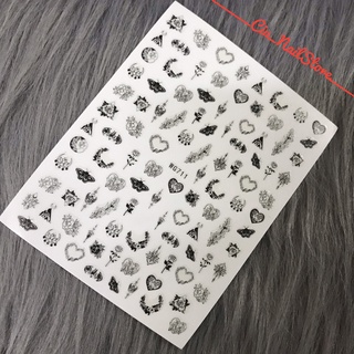Sticker dán móng chủ đề bướm 1