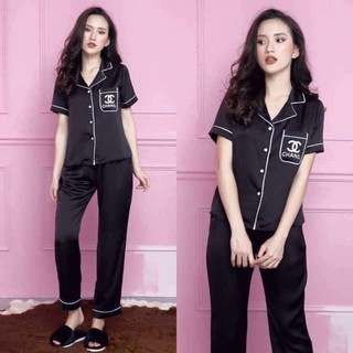 Đồ bộ dài pijama - bộ đồ pijama dài 😍[ FREESHIP ]😍phi bóng cao cấp, chất vải mền mịn, mặc thoáng mát 🍀size 48kg-65kg