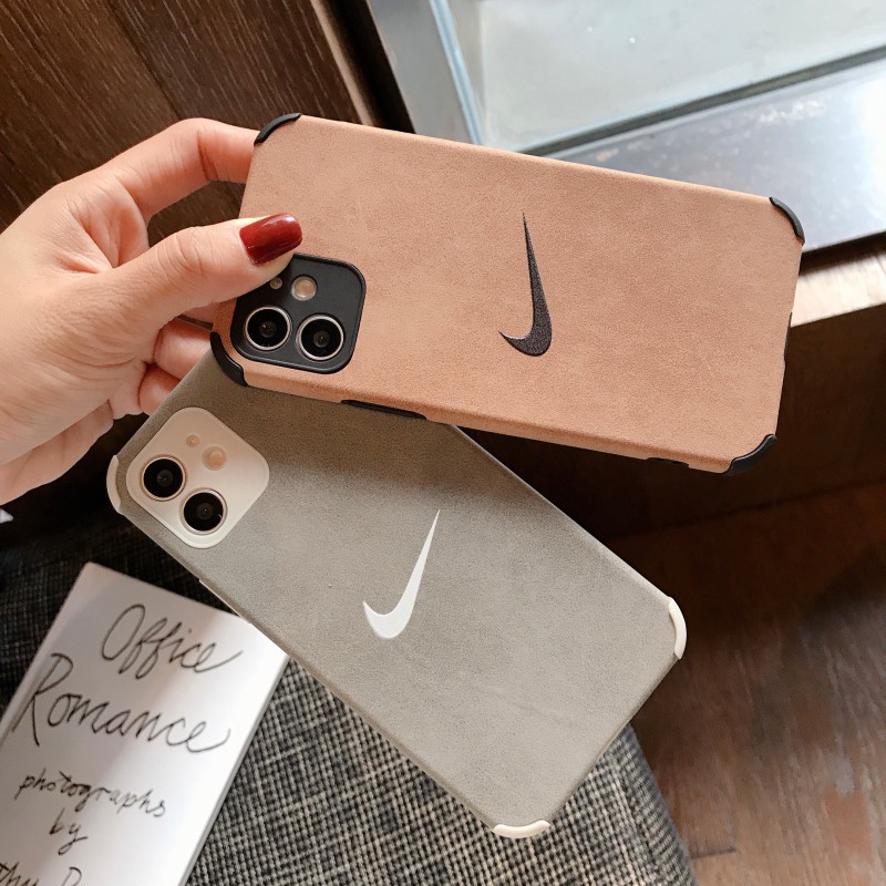 Ốp điện thoại mềm in logo Nike đơn giản cho Iphone 12 / Pro / Max / Mini / 11 / Xs Max / Xr / X / I7 / 7p / 8 / 8 Plus