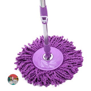 {Hot}Cán chổi lau nhà 360 độ tím Sale sốc (Đồ Gia Dụng SK)