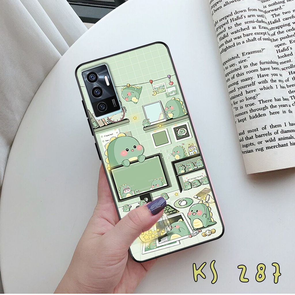 Ốp lưng Vivo V23 5G - Vivo V23e - Ốp in hình khủng long,dinosaur dễ thương
