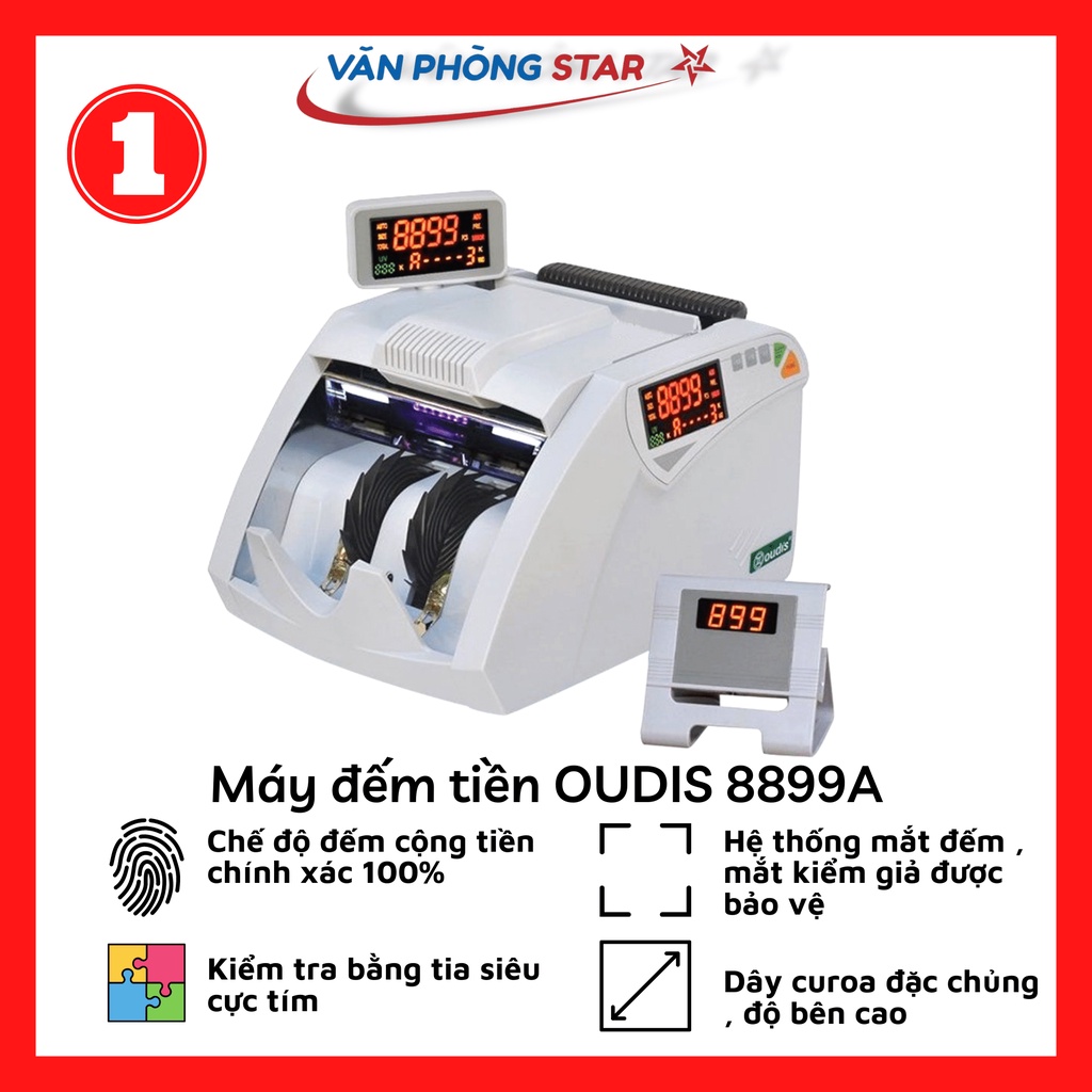 Máy đếm tiền OUDIS 8899A chính hãng