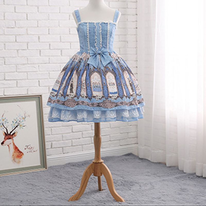 Thắt Lưng Nhiều Lớp Co Giãn Hóa Trang Lolita Cho Nữ