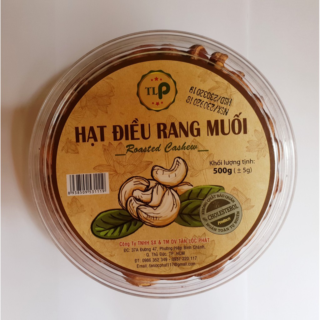 Hạt Điều Vỏ Lua Rang Muối Loại Đặc Biệt 500g