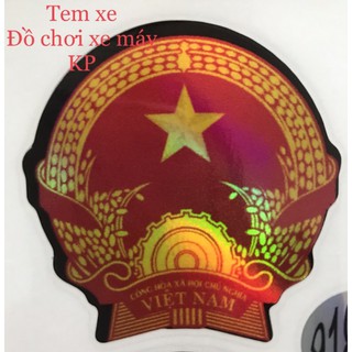Tem logo cờ đảng 7màu đẹp