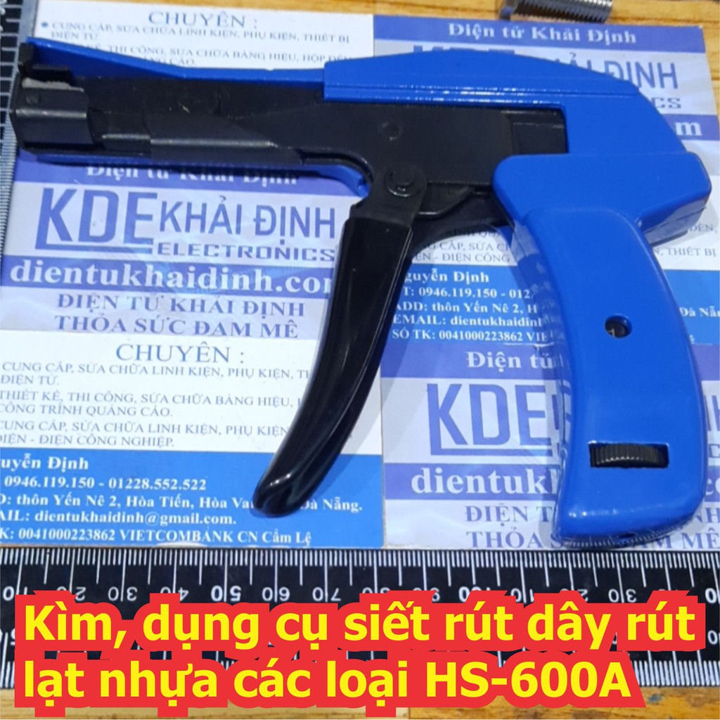 Kìm, kèm dụng cụ siết rút dây rút, lạt nhựa các loại HS-600A kde6536