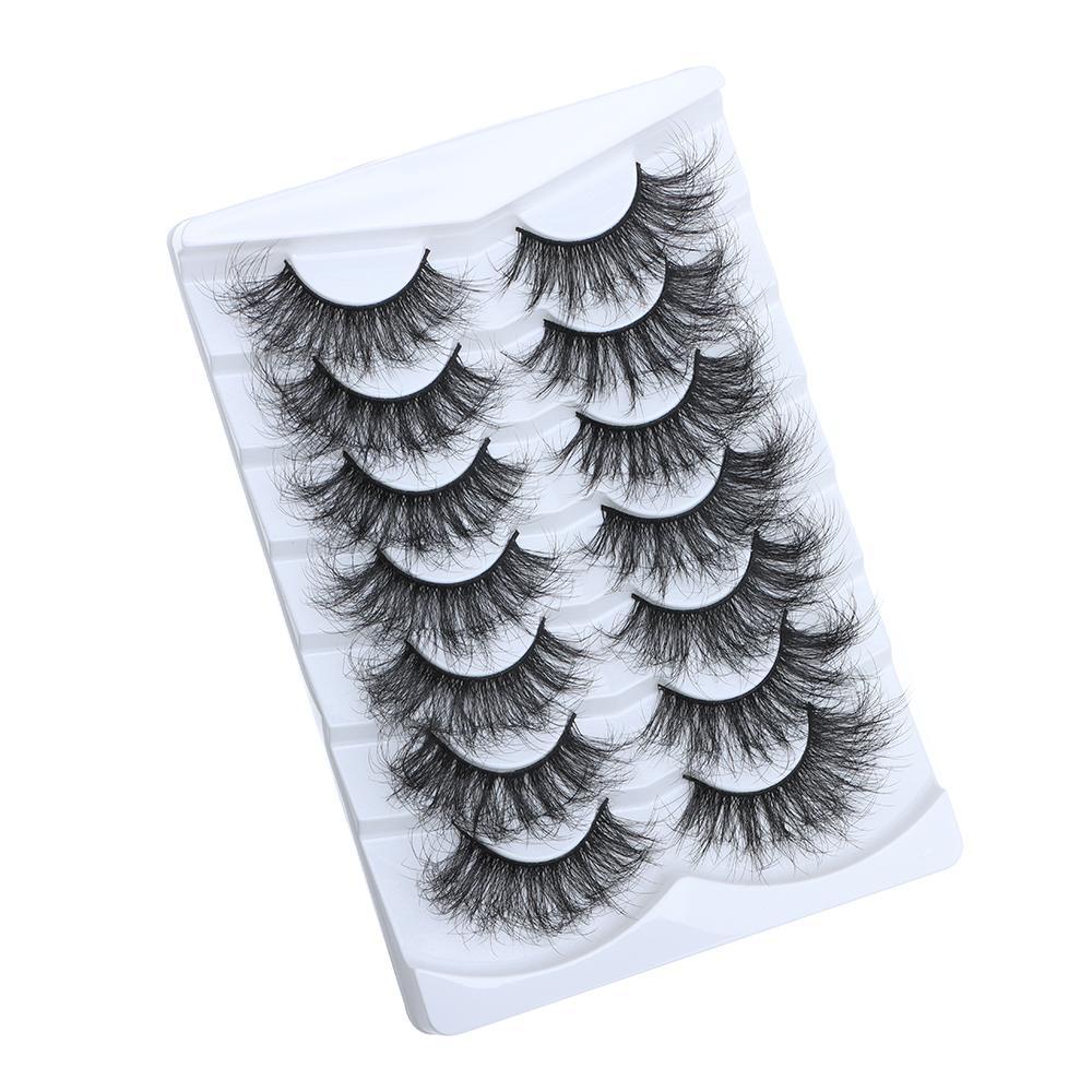 Set 7 Cặp Lông Mi Giả SKONHED Trang Điểm Thủ Công Dày Và Dài