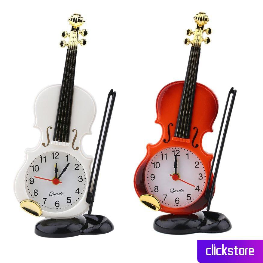 Đồng hồ báo thức hình đàn violin độc đáo trang trí nhà cửa