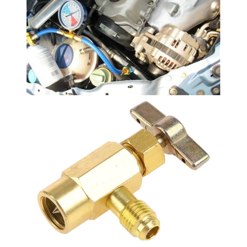 Vòi Làm Lạnh Tự Động 1 2 SAE AC Dành Cho Van Bình Gas R134a Áp Suất Thấp