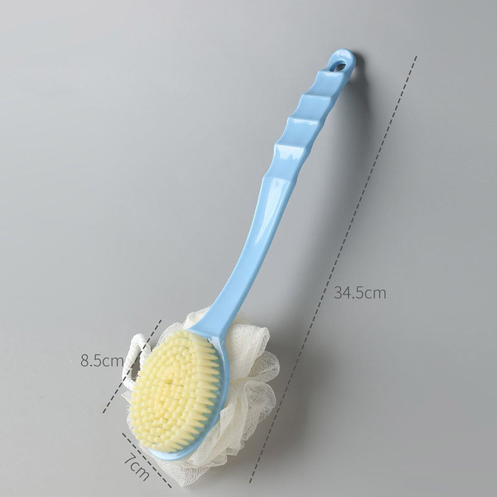 [Hàng mới về] Bàn chải tắm mát xa cơ thể bằng nhựa đa năng không gây đau nhiều màu sắc tùy chọn