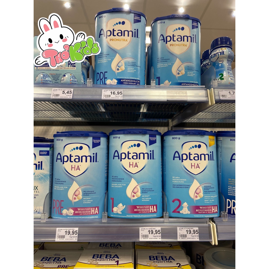 Sữa Aptamil Prosyneo HA - Dòng sữa tp1p - Dành Cho Bé Dị Ứng Sữa Bò - Loại 800g - Aptamil Đức Hàng Nội Địa