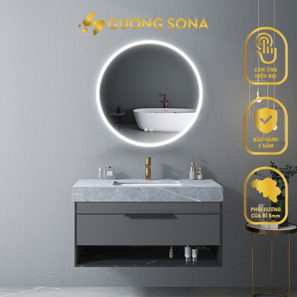 Gương led bàn trang điểm cảm ứng SONA TD.10.N (Bản Tiêu chuẩn)