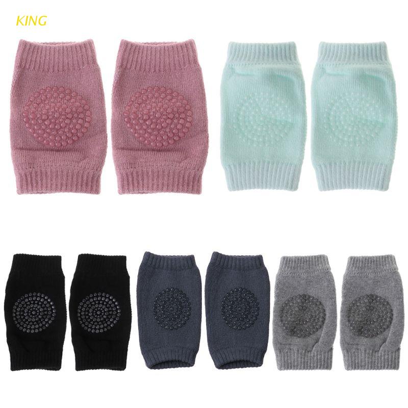 1 Cặp Đệm Bảo Vệ Đầu Gối / Khuỷu Tay Chống Trượt An Toàn Cho Bé Tập Bò