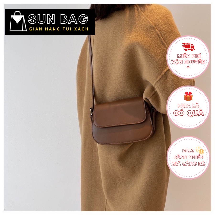 Túi xách nữ đeo chéo, đeo vai túi đi chơi, đi học, da đẹp, cao cấp size 22cm SB195