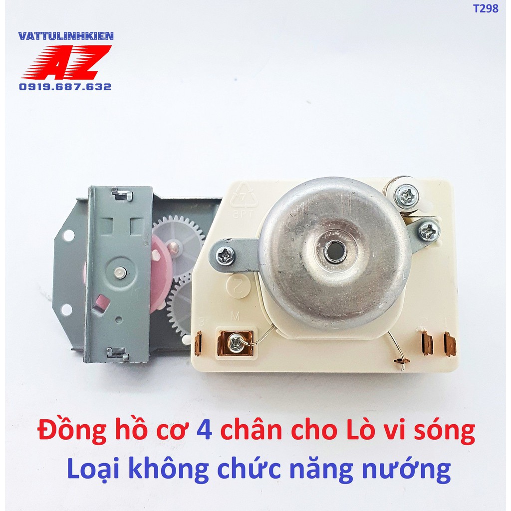 Đồng hồ cơ thời gian 4 chân cho Lò vi sóng không nướng