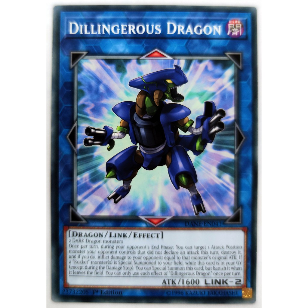 [Thẻ Yugioh] Dillingerous Dragon |EN| Common (VRAINS)