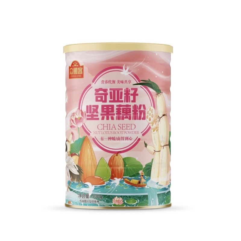 Bột Củ Sen Dinh Dưỡng Mix Hạt Dưỡng Nhan, Ăn Kiêng Các Loại Guyifeng