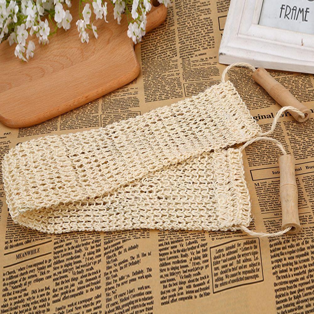 YIYU 1 Bàn Chải Massage Tẩy Tế Bào Chết Làm Sạch Da Đầu Bằng Gỗ