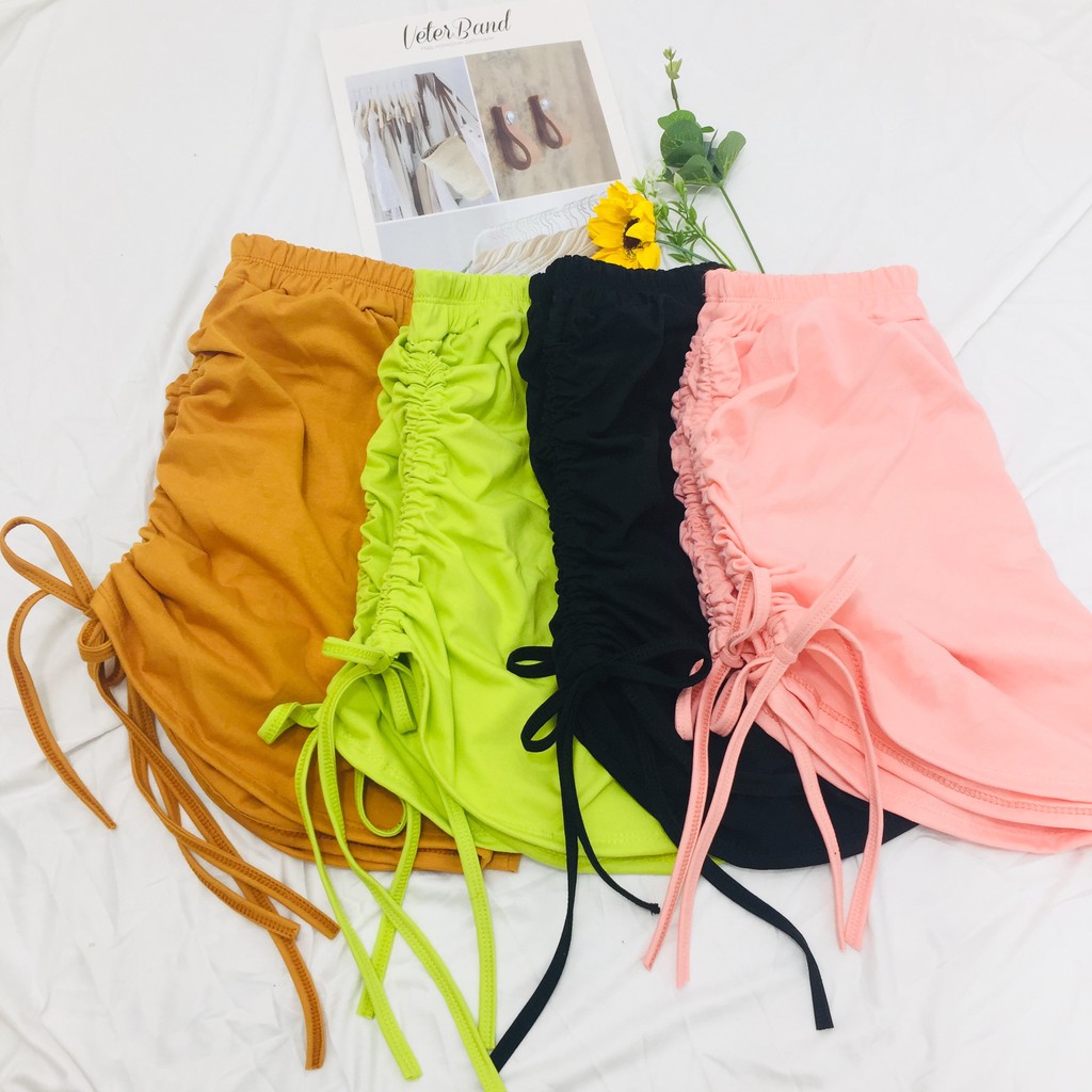 Quần Đùi Nữ Rút Dây Thun Cotton Đẹp [Video+ Ảnh Thật] | BigBuy360 - bigbuy360.vn