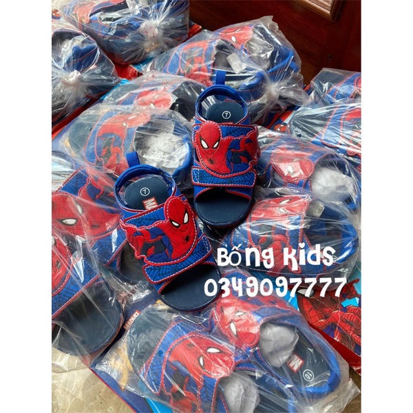 Sandal Bé Trai Siêu Nhân Nhện Có Đèn MV