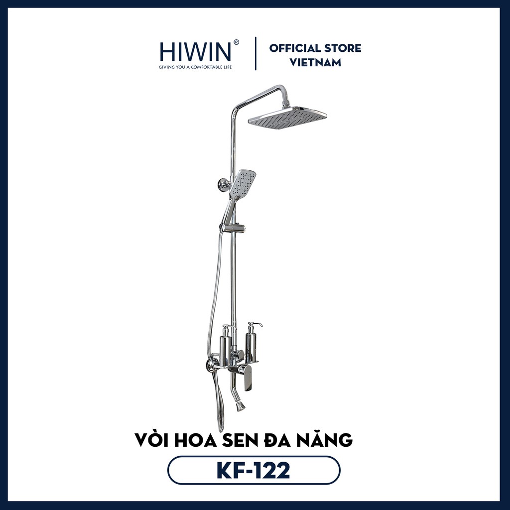 Vòi hoa sen đa năng tích hợp 3 đầu vòi Hiwin KF-122 cao cấp